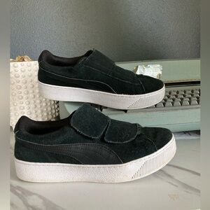 Puma Black Suede Sneakers